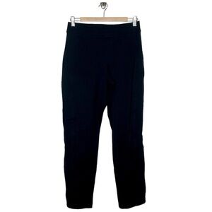 Spanx Tapered Leg Ponte Knit Pants Black Women’s Size M Pull On Career Work